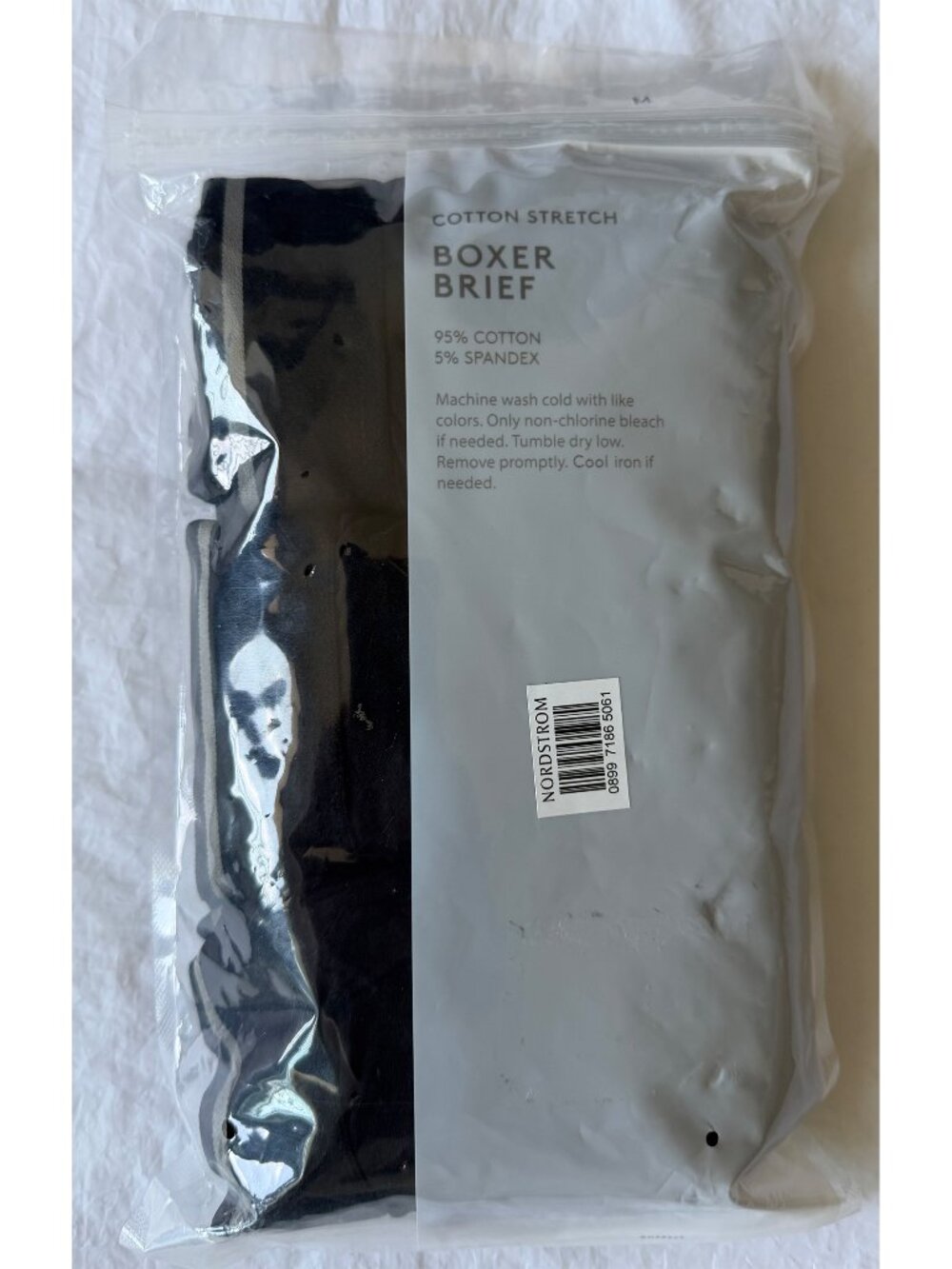 Nordstrom Rack NWT 3-Pack Stretch Cotton Black Boxer Briefs. Size M - Picture 5 of 6